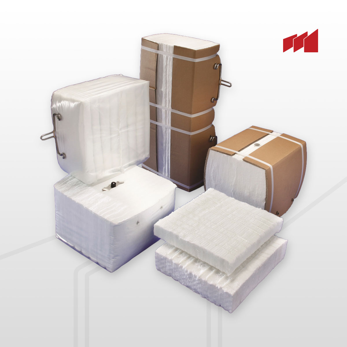 Insulfrax Anchor-Loc Modüller - Çözünebilir Elyaf Yüksek Sıcaklık Modül Sistemi